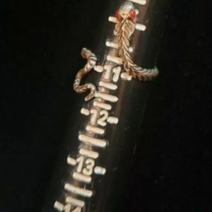 Vintage sterling silver red stone snake adjustable ring